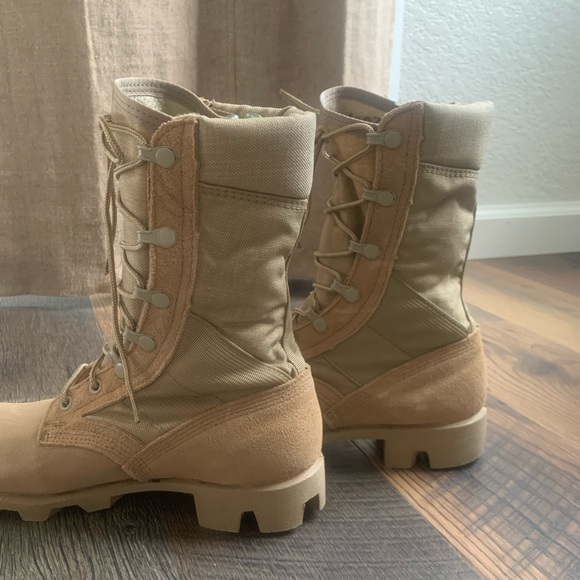 Military hot weather boots size 5.5 x-narrow desert boots - Picture 4 of 8